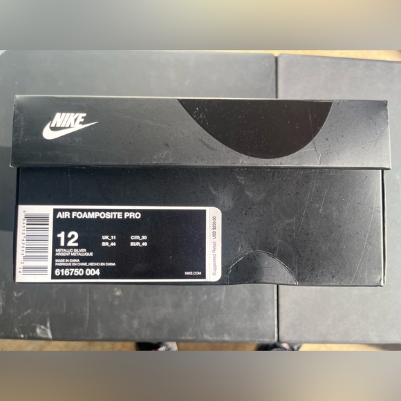Authentic Nike Metallic Silver Foamposites. - Picture 2 of 4